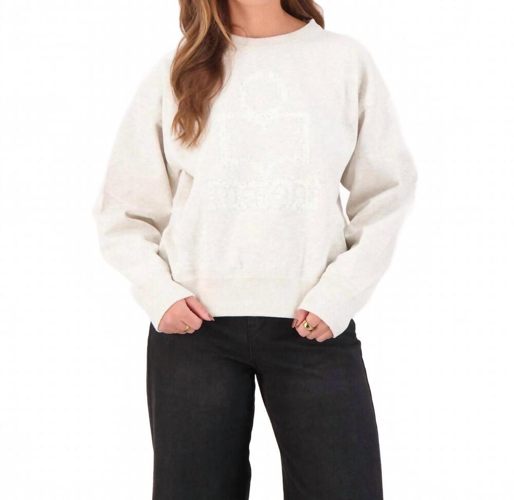 NEW ISABEL MARANT mobyli sweatshirt in ecru